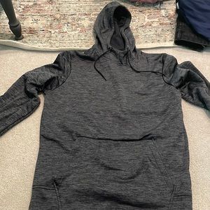 Under armor sweatshirt with hood, dark grey